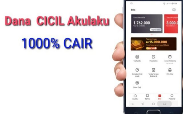 Cara Menggunakan Fitur Dana Cicil Akulaku
